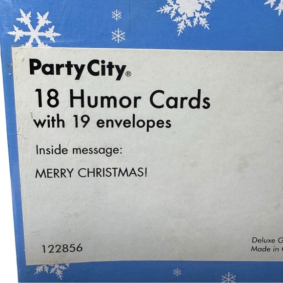Vintage Party City Humor Christmas Cards Set - Picture 6 of 12